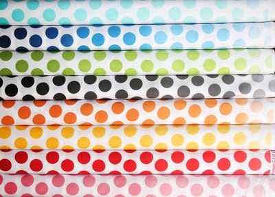 Ombre Dots fat quarter bundle--8 pieces---2 yards total--Riley Blake Fabrics