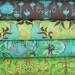 SALE---fabric bundle--4 one-half yard pieces (2 yards total) from the Olivia's Holiday Collection, Tina Givens, Free Spirit Fabrics