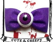 Purple People Eater Hair Clip