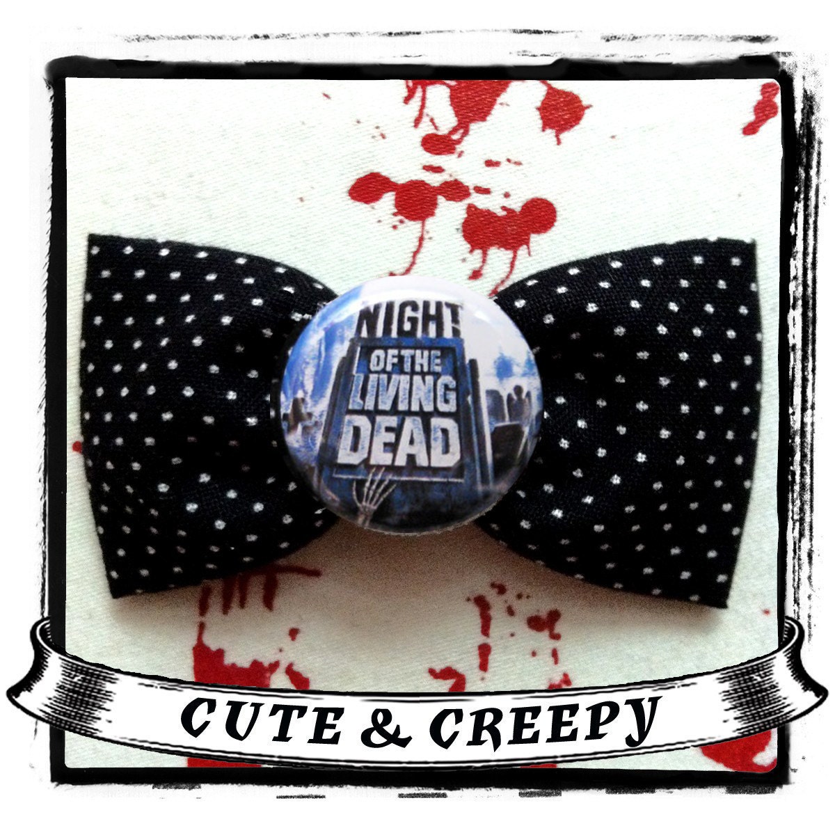 Night Of The Living Dead Hair Clip
