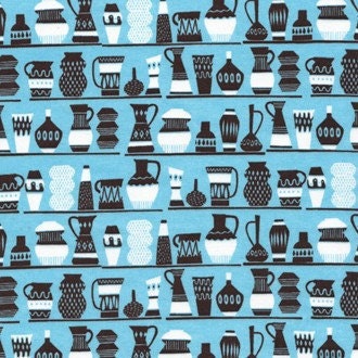 Heather Moore for Cloud9 Cut out and Keep Pots & Jugs - Clearance 1/2 Yard