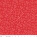The Quilted Fish Sugar and Spice Red Tonal Floral - Clearance 1 Yard