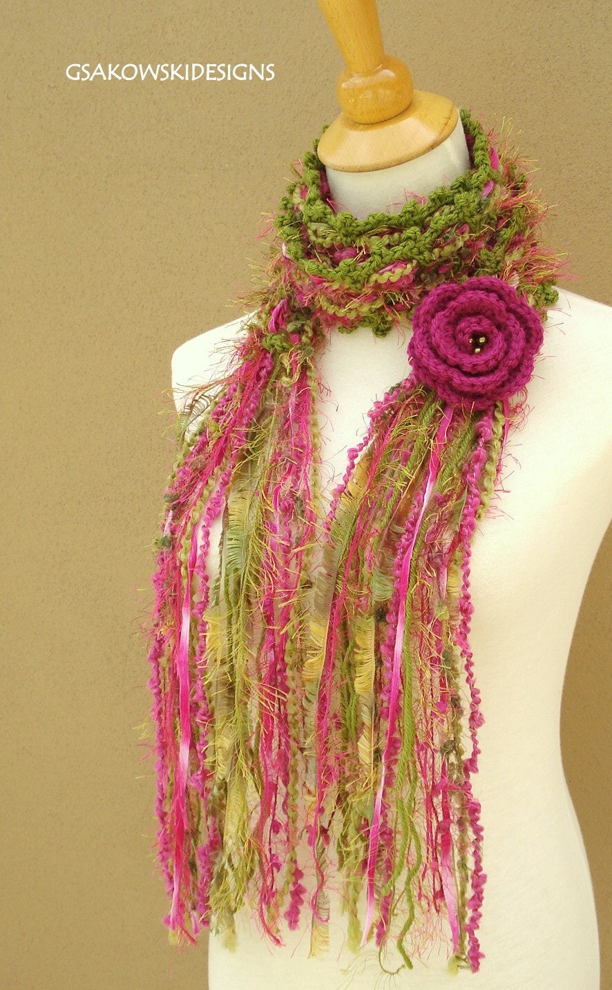 Gloria Scarf-Magenta