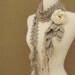Queen Ann Rose Lariat- Cream