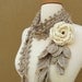 Queen Ann Rose Lariat- Cream
