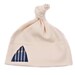 Organic Cotton Applique Shark Fin Baby Beanie Hat
