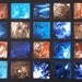 Blue Chocolate Squares