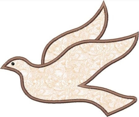 Fly Away Bird Applique designs 3 sizes