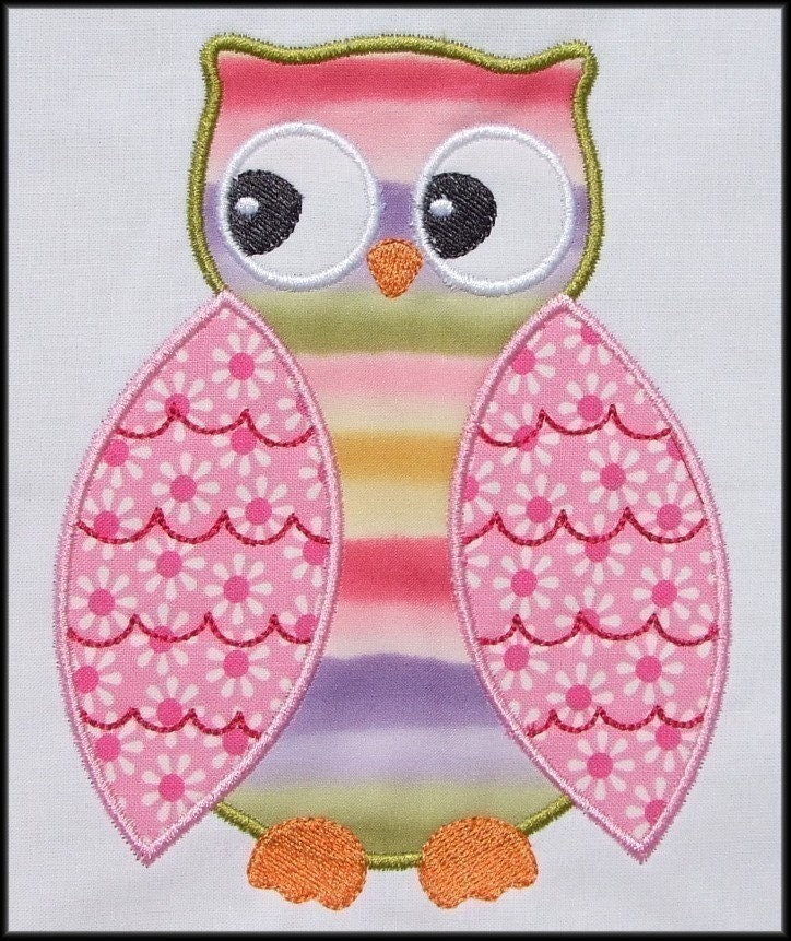 HOOT Owl Applique designs