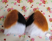 Cosplay cat ears ( Nekomimi ) Calico kitten or choose your own colours.