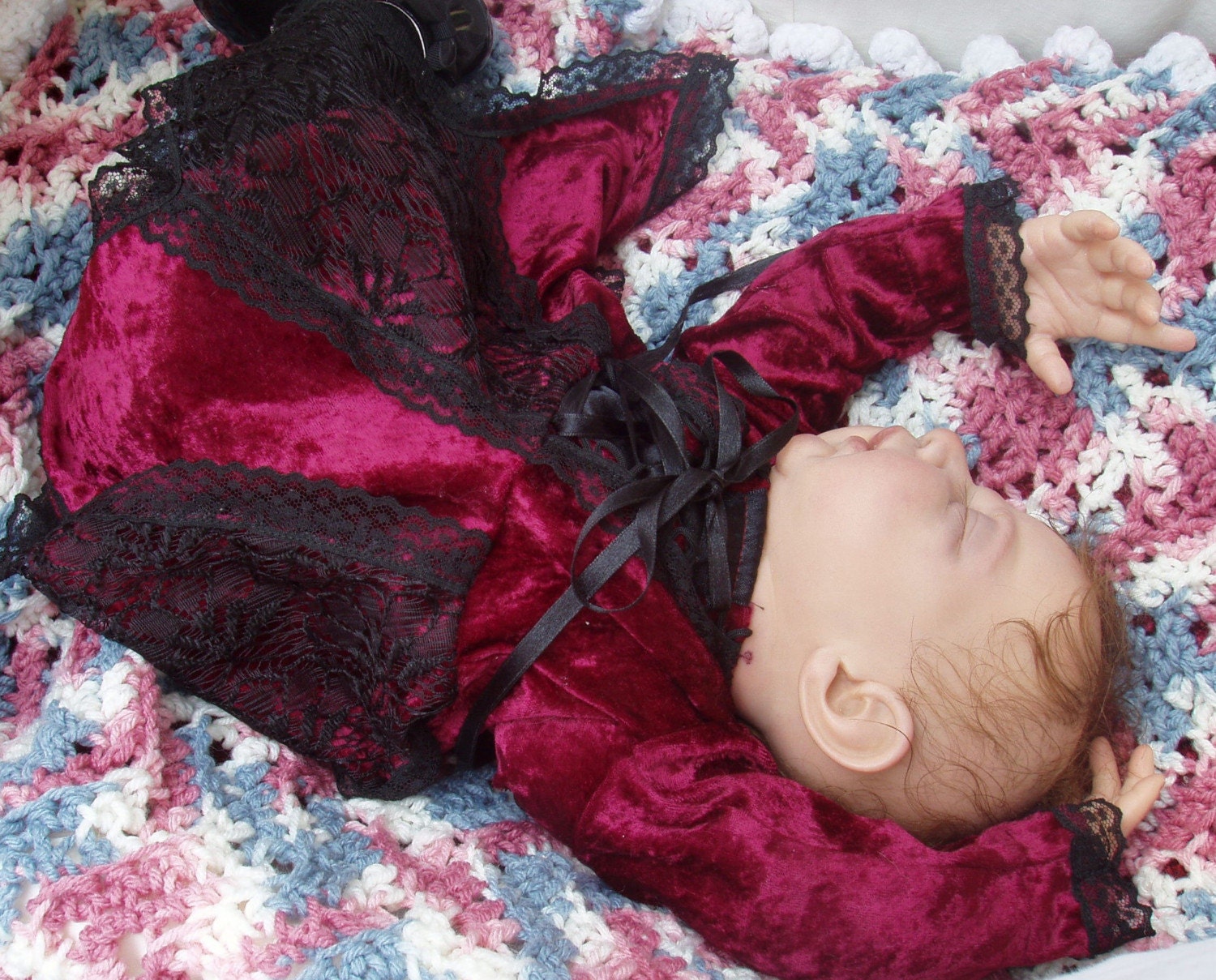 OOAK Reborn Vampire Horror Gothic Doll Halloween