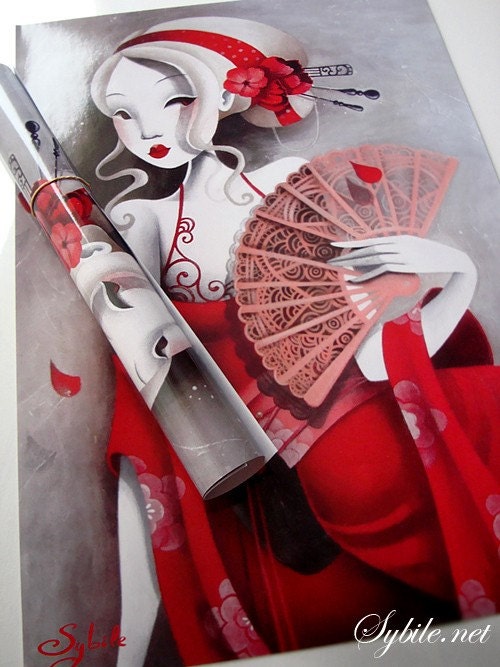 Poster Charming red