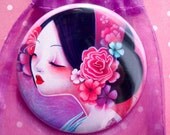 Pocket Mirror Pivoine