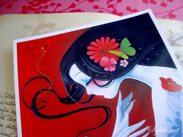 Print: Un coeur de papillon
