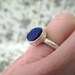 Gretel ring with lapislazuli