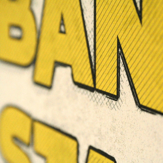 Arrested Development Print. Quote Typography Poster. There's Always Money in the Banana Stand.