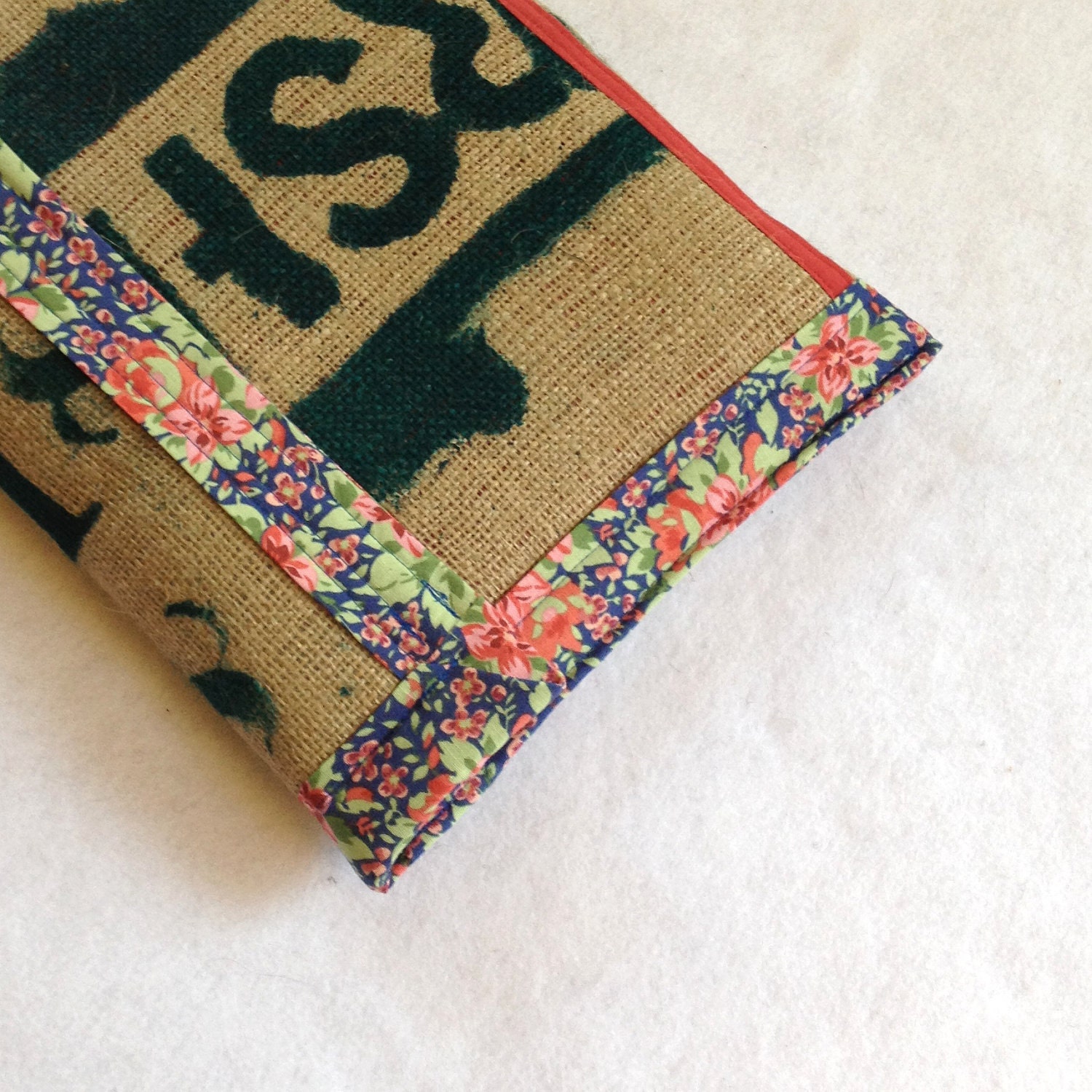 Laptop Case -- 13 inch Macbook Air Case -- Macbook Case -- Coffee Bag Laptop Sleeve -- padded with pocket