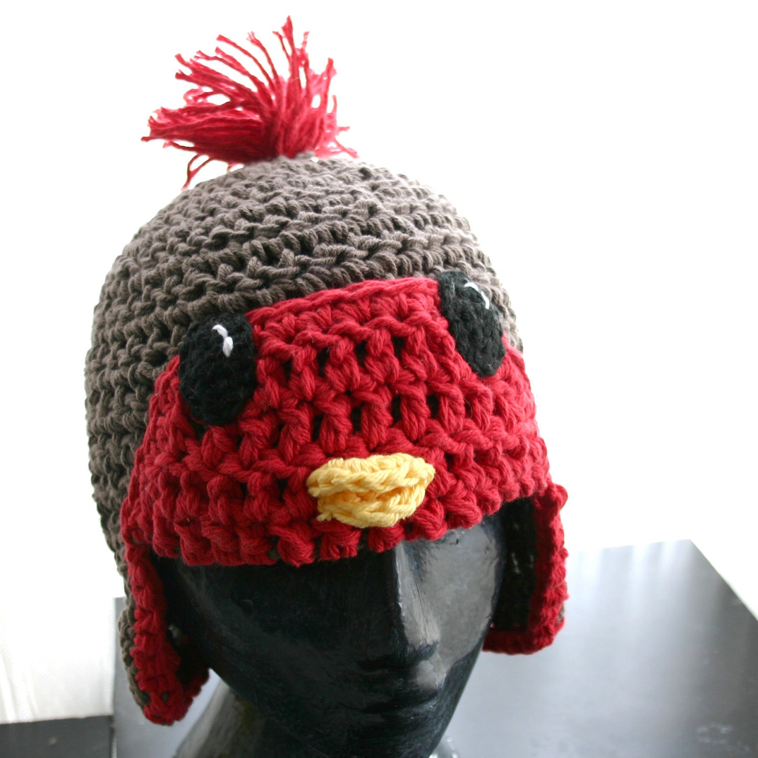 Bird Hat with Ear Flaps