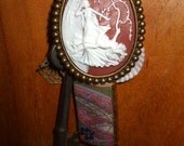 VINTAGE SKELETON KEY CHARM NECKLACE Woodland Fairy's Escape from the Forest (LAYAWAY AVAILABLE)