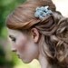 Rhinestone Flower Bridal Comb Sparkling and Gorgeous