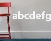 Lowercase Alphabet - vinyl wall art decals stickers letters