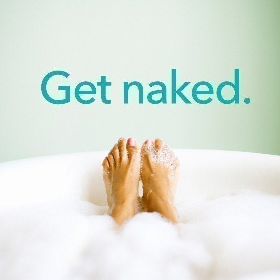 Get naked. - vinyl wall art decal graphic stickers