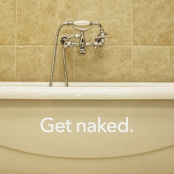 Get Naked Vinyl Wall Art Decal Graphic Sticker By Tastysuite