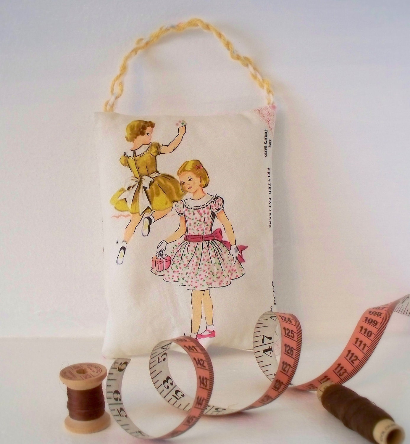 Door hanger - Vintage McCall's Pattern - Plush Small Pillow Door Hanger