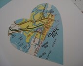 Atlantic City You are Here in my heart card