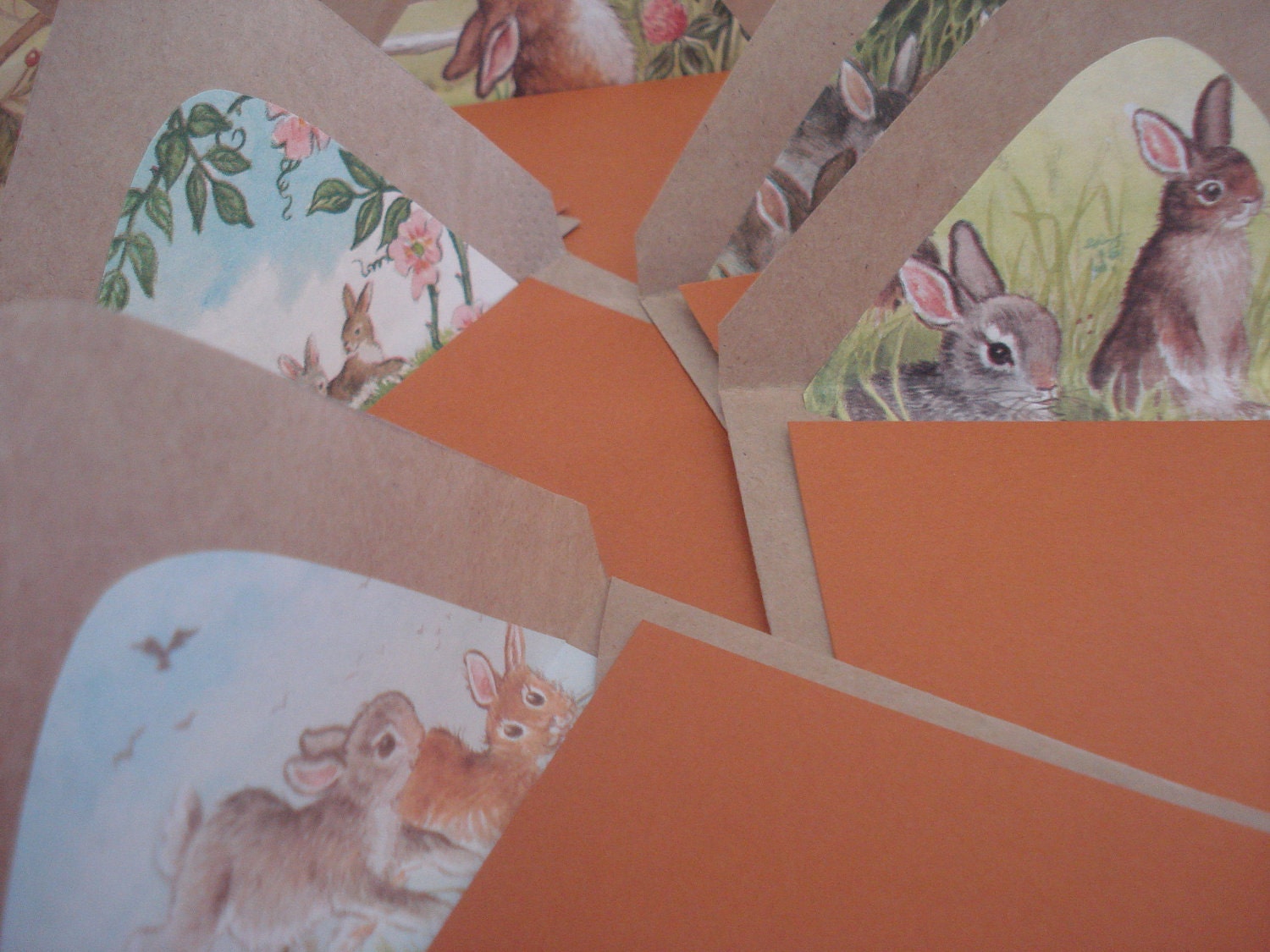 Bunny Brown Bag envelopes and seals
