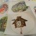 Vintage Children illustrations stickers/seals