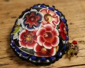 Gloxinia Wrist Corsage Bracelet