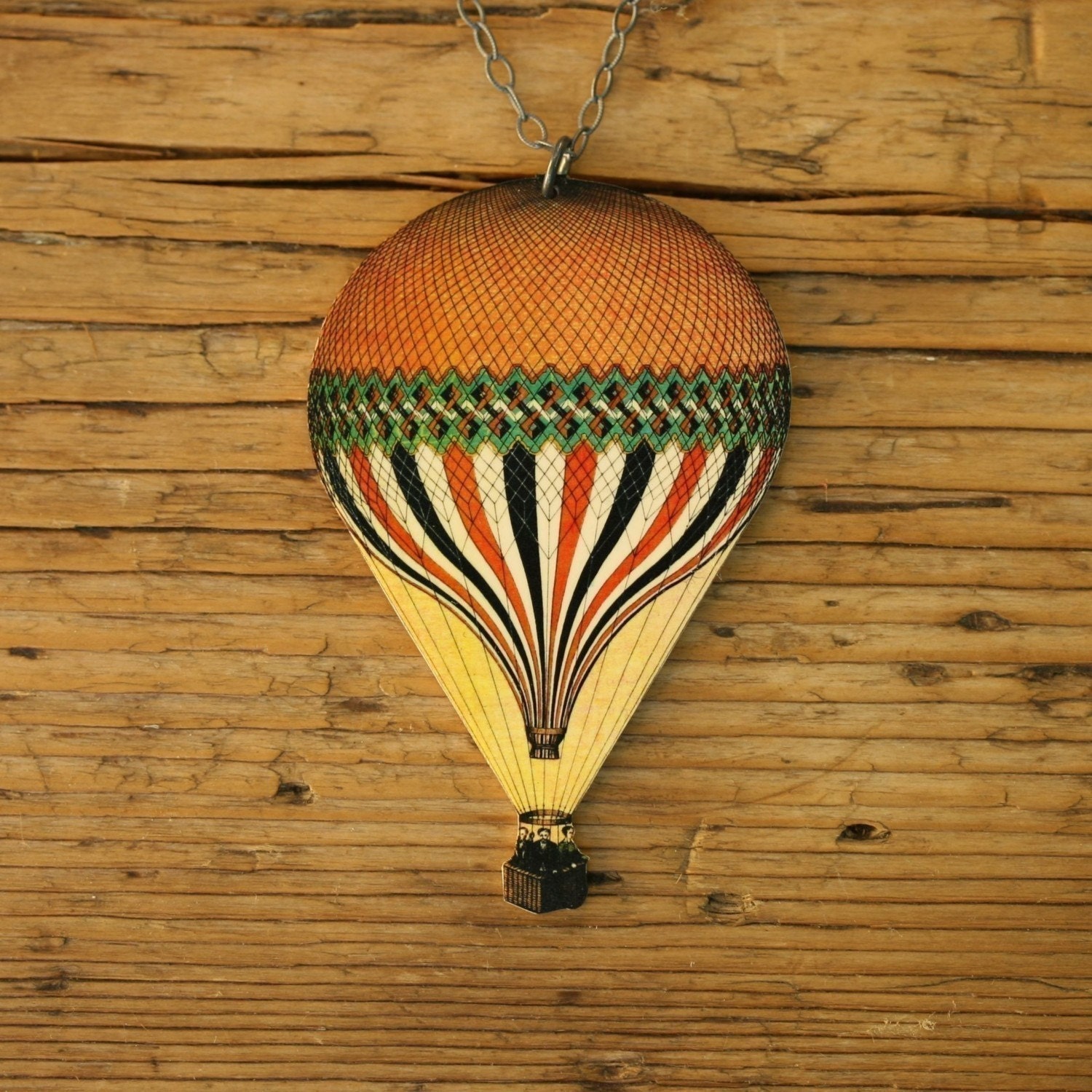 Striped Beautiful Balloon Necklace