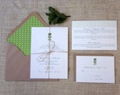 Mint Julep Wedding Invitations