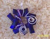 Dichroic glass pendant