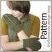 NEW PATTERN - Ladies Cabled Mittens - Crochet Pattern