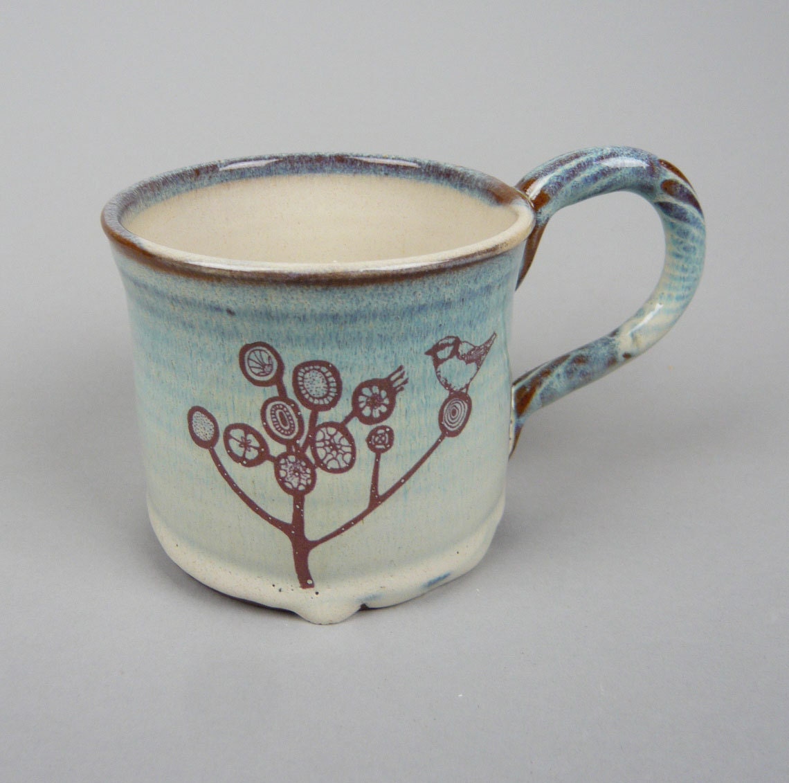 Red Bird in Tree Mug