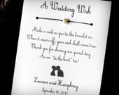 Old Hollywood - A Wedding Wish - Wish Bracelet Wedding Favor Custom Made for You