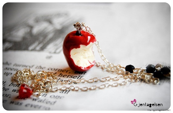 Snow White's apple necklace