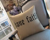 Have Faith pillow