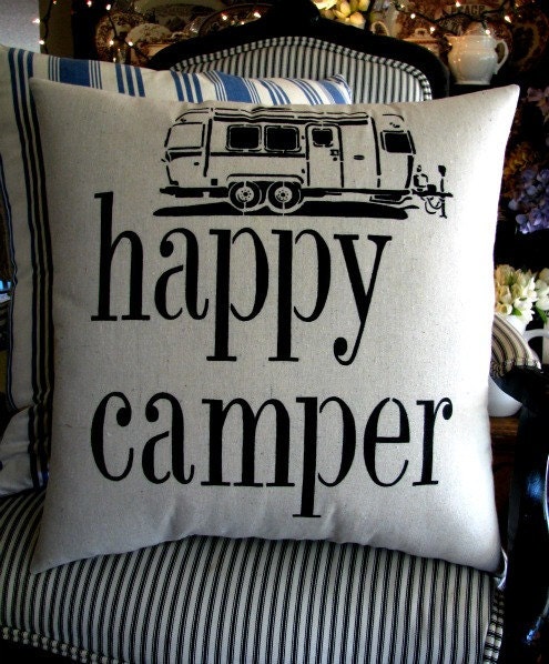 Happy Camper pillow