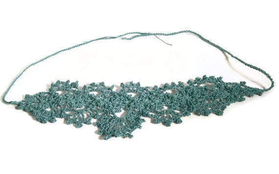 Crocheted Choker Victorian Era Style