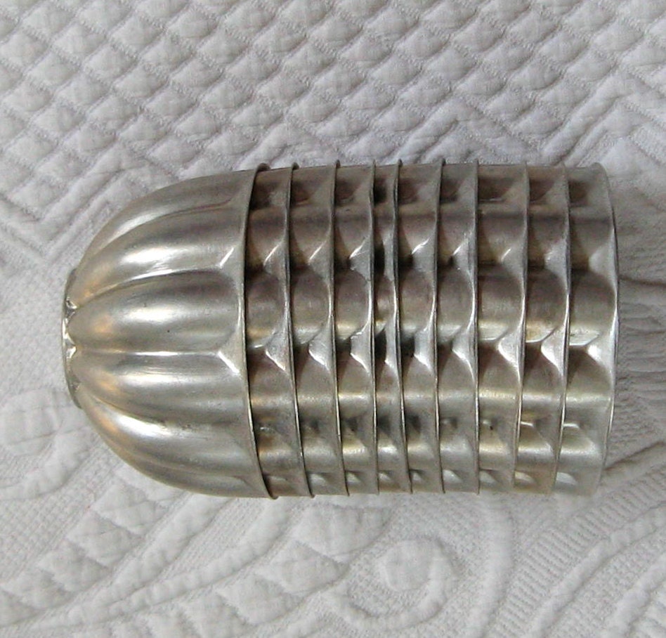 Vintage Lot of Ten JELLO MOLDS 1930s