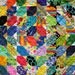 50% off sale-Quilt-Baby or lap-Crackle and Pop