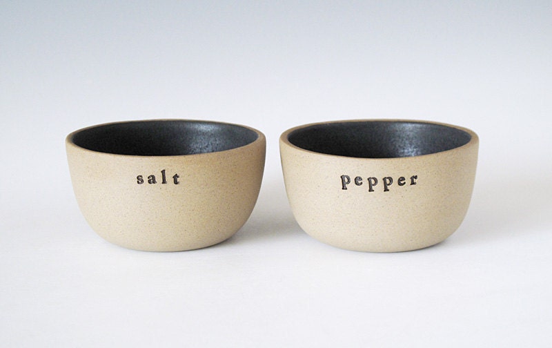 salt and pepper bowls.