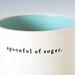 spoonful of sugar. (aqua)