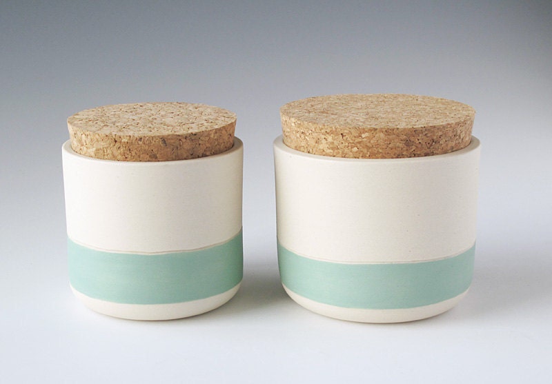cork jar set.