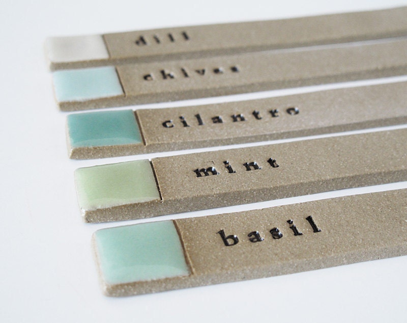 herb garden labels.
