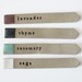 SALE 4 herb garden labels.