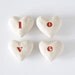 L-O-V-E hearts